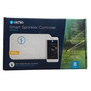Rachio 2 Smart Sprinkler Controller 8 Zones Gen 2 New‎ Sealed Box Yard Watering